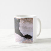 Mug café en chat noir (Devant droit)