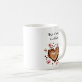 Mug Café en forme de coeur, I Love Coffee, 11oz 15oz (Devant droit)