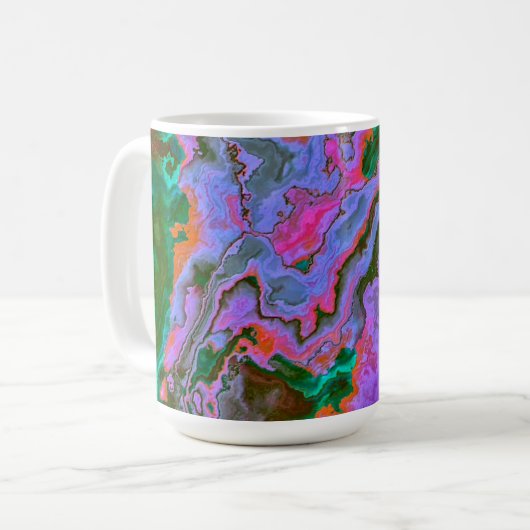 Mug café en marbre aigre (Devant gauche)