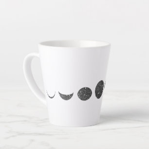Mug café en phase lunaire