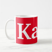 Mug Café en polonais (Gauche)