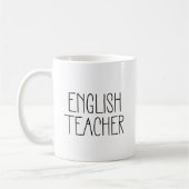 Mug café enseignant anglais (Gauche)