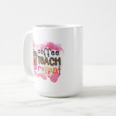 Mug Café Enseigner Répéter (Devant gauche)