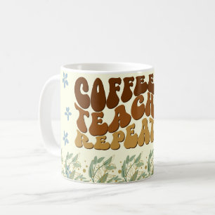 Mug "CAFÉ ENSEIGNER RÉPÉTER" "ASPIRE à Inspirer"