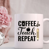 Mug Café, Enseigner, Répéter - Enseignants au crayon
