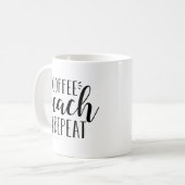 Mug Café, Enseigner, Répéter | Maître (Devant gauche)