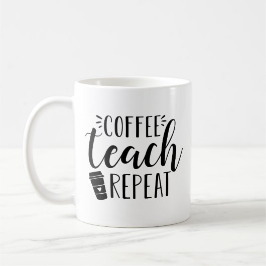 Mug Café, Enseigner, Répéter | Maître (Gauche)