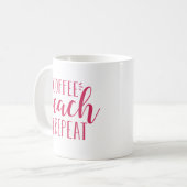 Mug Café, Enseigner, Répéter | Maître (Devant gauche)