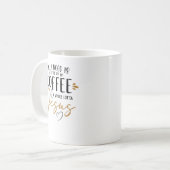 Mug Café Et Beaucoup De Café Jesus Lover Christi (Devant gauche)