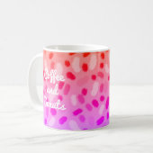Mug Café et beignets Conception de festivals multicolo (Devant gauche)