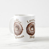Mug Café et beignets personnalisés (Devant gauche)
