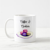 Mug Café et biscuits Aquarelle (Gauche)