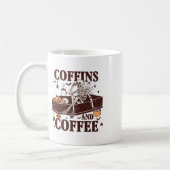 Mug Café Et Café Drôle Skeleton Halloween (Gauche)
