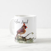 Mug Café et cardinal moderne Reds (Devant gauche)