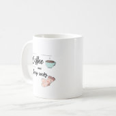 Mug Café et chaussons flous (Devant gauche)
