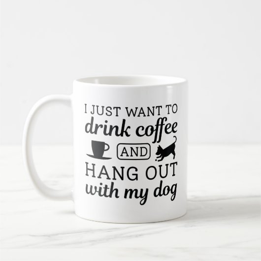 Mug Café Et Chien (Gauche)