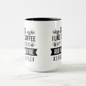 Mug Café et chiens introvertir ami anniversaire drôle (Centre)