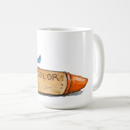 Mug Café et Coupe Couleur (Devant droit)