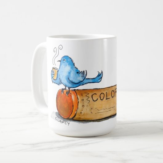 Mug Café et Coupe Couleur (Devant gauche)