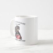 Mug Café Et Dachshunds Me Rendent Heureux Les Humains  (Devant gauche)