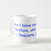 Mug Café et Descarte (Devant gauche)