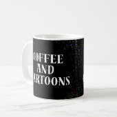 Mug Café et dessins animés (Devant gauche)