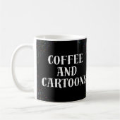 Mug Café et dessins animés (Gauche)