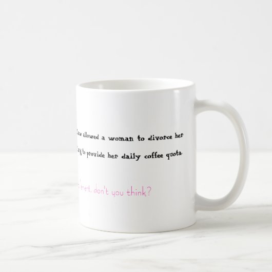 Mug Café et divorce (Droite)