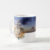 Mug Café et écureuils - Amoureux des écureuils amusant (Devant gauche)