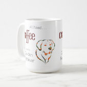 Mug Café et Golden Retriever (Devant gauche)