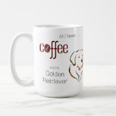 Mug Café et Golden Retriever (Gauche)