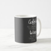 Mug Café et Humour à vin (Devant droit)