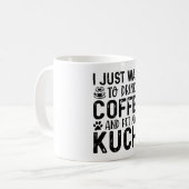 Mug Café Et Kuchi Drôle Chien (Devant gauche)
