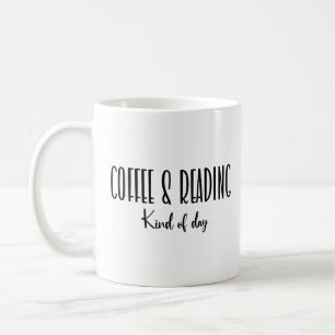 Mug Café et lecture Type de typographie du jour