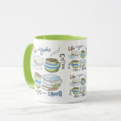 Mug Café et livre (Devant gauche)