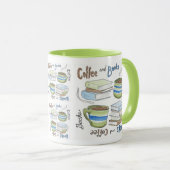 Mug Café et livre (Devant droit)