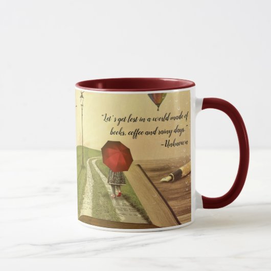 Mug Café et livre Avid Lecteurs Coupe cadeau (Droite)