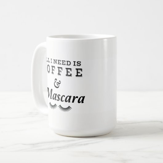 Mug Café et mascara (Devant gauche)