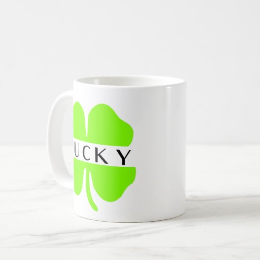 Mug Café et thé chanceux (Devant gauche)