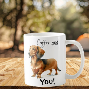 Mug Café et toi ! Dachshund Cute