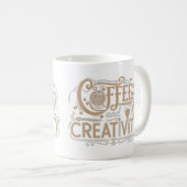 Mug Café et Typographie Créative (Devant droit)