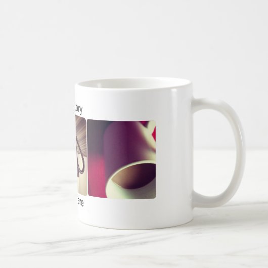Mug café fait sur commande de photos (Droite)