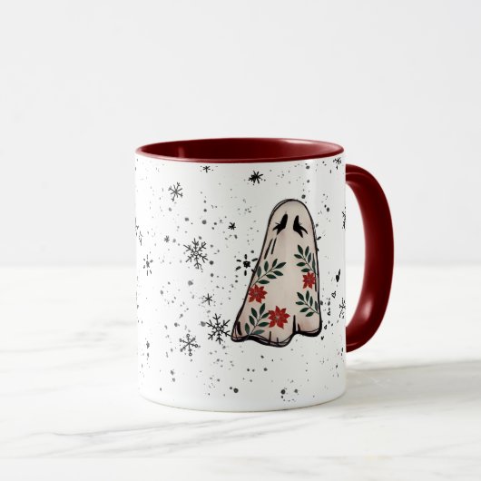 Mug café fantôme de Noël (Devant droit)