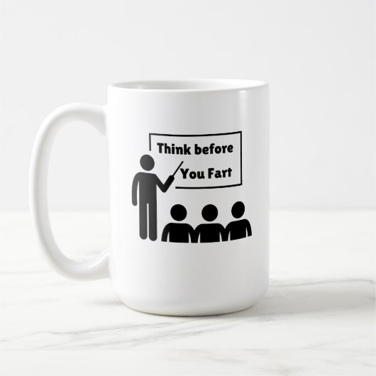 Mug Café Farting humoristique (Gauche)