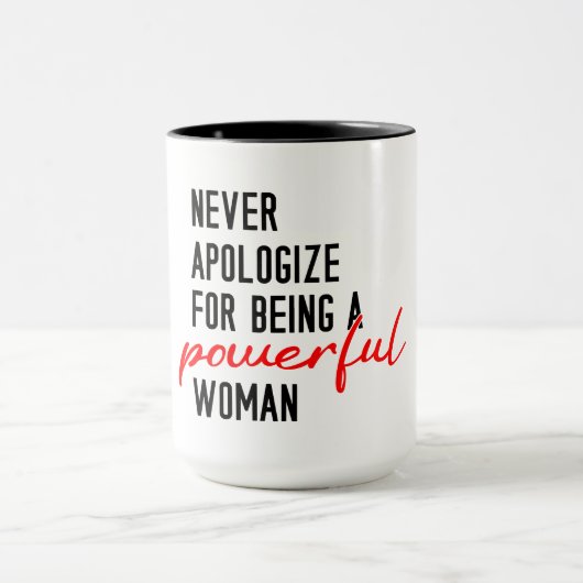 Mug Café Féministe Puissant (Centre)