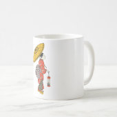 Mug café femme asiatique (Devant droit)