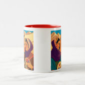 Mug café femmes afghanes, Darya, Coloré, Paruline (Centre)