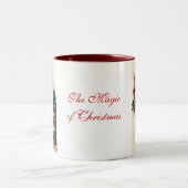 Mug café fenêtre de Noël (Centre)