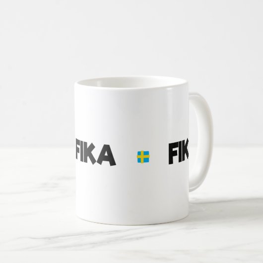 Mug Café Fika (Devant droit)
