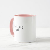 Mug café fille analogique (Devant gauche)